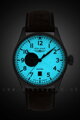 Náramkové hodinky so svietiacim pozadím nemeckej značky Iron Annie 5168-3