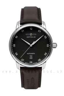 Zeppelin 8652-2 New Captain's Line Automatic Sapphir glass