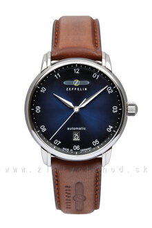 Zeppelin 8652-3 New Captain's Line Automatic Sapphir glass