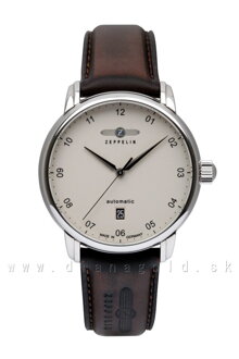 Zeppelin 8652-5 New Captain's Line Automatic Sapphir glass