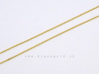Zlatá retiazka m01/m04d/04/50cm
