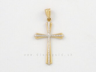 Zlatý krížik g01/76