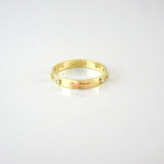 Zlatý ružencový prsteň 226317/4 veľkosť 60