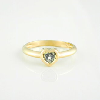 Zlatý prsteň so zafírom v tvare srdca 22203715