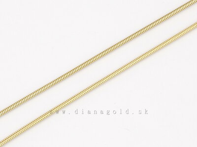 Zlatá retiazka b01/77 50cm