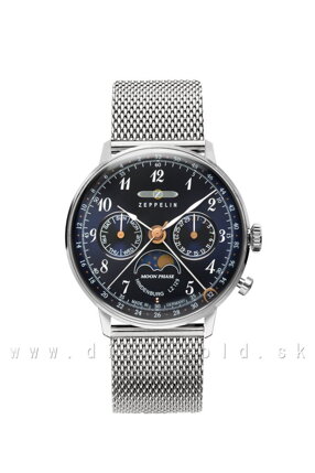 Zeppelin 7037M-3 Hindenburg Lady Moonphase