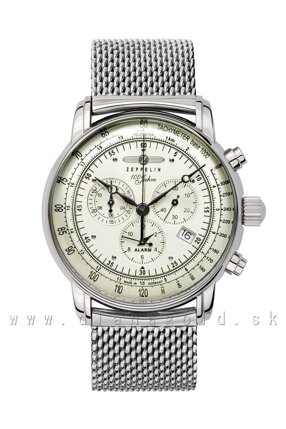 Zeppelin 8680M-3 100 Jahre Zeppelin Alarm Chronograf