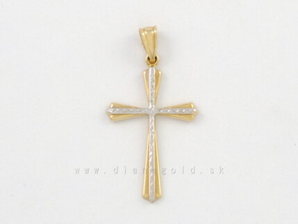 Zlatý krížik g01/76