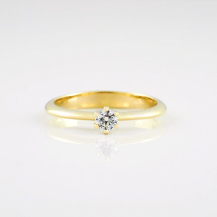 Zlatý prsteň s briliantom 22403735