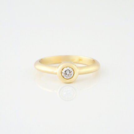 Zlatý prsteň s briliantom 22203685