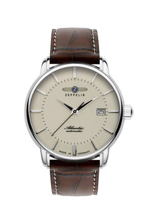 Zeppelin 8452-5 Atlantic Automatic Swiss movement Saphir Glass