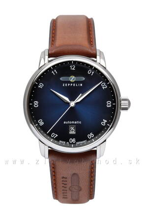 Zeppelin 8652-3 New Captain's Line Automatic Sapphir glass