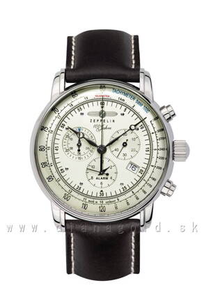 Zeppelin 8680-3 100 Jahre Zeppelin Alarm Chronograf